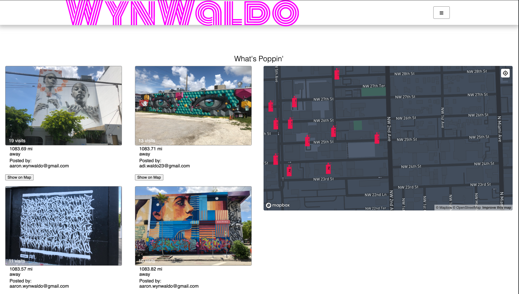 screenshot of wynwaldo